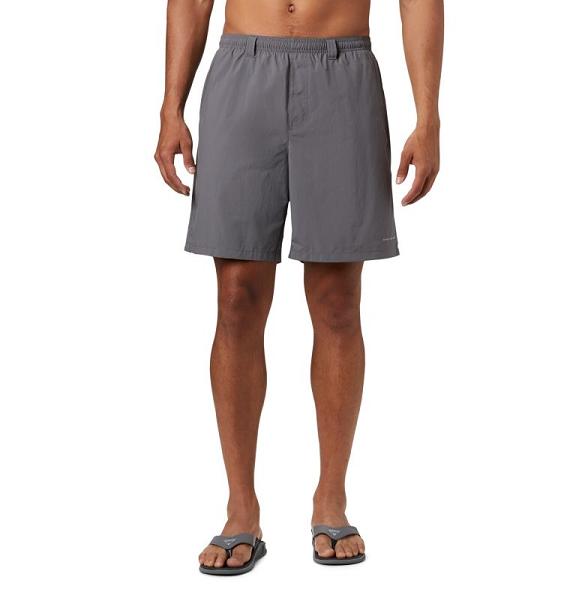 Columbia PFG Backcast III Shorts Grey For Men's NZ53081 New Zealand